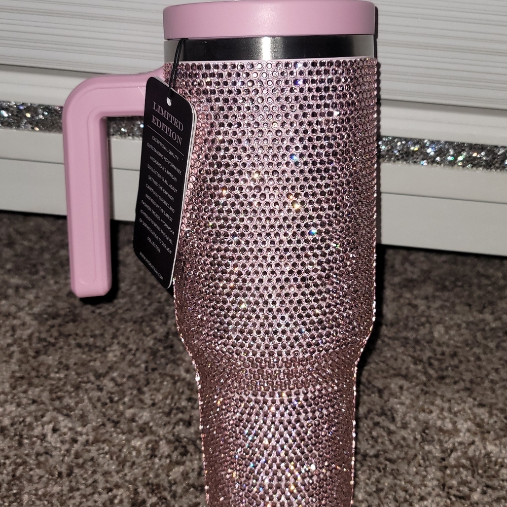 Rhinestone stainless steel tumbler